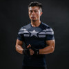 New Comic Superhero Compression Shirt Captain America Iron man Fit Tight G ym Bodybuilding T Shirt