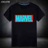 100% Cotton Fluorescent Marvel T Shirt Men Tops Tees Top Quality Male Casual Short Sleeve Tshirt Marvel T Shirts Streewear S-5XL