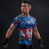 Captain America 3D Printed T-Shirt Men Compression Crossfit  Men T Shirt Marvel Avengers Tee Shirt Fitness Clothing Male Tops