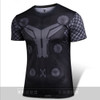 BERTHATINA Men t-shirt fashion Marvel Comics Superhero casual T-shirts Black Thor Fitness Exercise T Shirt Crossfit Tee shirt