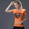 Marvel Women Bodys  T-shirt superman Compression T Shirt Female Fitness Tights Under Tee Shirt Femme running t shirts