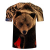 JTCOJX Brand Russia T-shirt Bear T Shirt Russian Flag Tshirt Men 3d Anime Tshirts Male Shirts 3D leisure Clothing