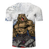 JTCOJX Brand Russia T-shirt Bear T Shirt Russian Flag Tshirt Men 3d Anime Tshirts Male Shirts 3D leisure Clothing