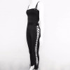 Feditch 2022 New Sexy Women Jumpsuit Bandage Lace Up Rompers Club Wear Backless Fashion Lady Overalls Macacao Jeminino