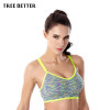 Shockproof quick dry wireless sports Bra No steel ring Padded Yoga Bras vest jogging underwear Fitness Push Up Running Brassiere