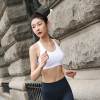 Lucylizz 2018 Mesh Hollow Out Breathable Yoga Bras Sports Bra Fitness Shockproof Running Underwear Gym Push Up Bra Gym Tank Top