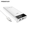 PISEN Fast Charge Power Bank 20000 mAh 2 USB Portable Charger PowerBank 18650 External Battery For Xiaomi Mi A1 Phone PoverBank