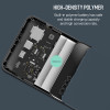 Digital Display LCD Power Bank for Xiaomi Mi, ROCK Portable 10000mah Power Bank Phone External Battery Powerbank 10000 mah