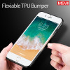 MSVII for iPhone 7 Case Tempered Glass Back Cover Soft Silicon Frame 6 6s Hybrid Protective Housing for iPhone 8 Plus X 10