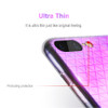FLOVEME For iPhone 7 Case Luxury Gradient Blue Ray Light Hard PC Phone Cases For iPhone 8 7 Plus Grid Cover Shell Coque Capinhas