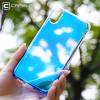 CAFELE Case For iPhone X 10 Originality luxury Aurora Gradient Color Transparent Case For iPhone X 10 light Cover Hard PC Cases