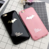JAMULAR Dark Kinght Batman Phone Cover For iphone X 6 6s 7 Plus Mirror Silicone Case For iphone 7 6 6s 8 Plus Phone Cases Shell