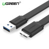 Ugreen USB 3.0 Micro USB Cable for Samsung S5 Note 3 5V 2.1A Fast Charging Data Cable Mobile Phone Cables for Hard Disk Toshiba