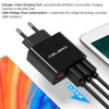 Upgrade Usb Wall Charger 3 Port 3.4a Led Display Universal Travel Charger Adapter For Mobile Phone Iphone Xiaomi Ipad Us Eu Plug