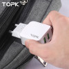 5V 2.4A Universal USB Charger,TOPK Smart Travel Adapter Wall Portable EU Plug Mobile Phone Charger for iPhone Samsung Xiaomi 