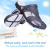 2022 New Men Male Summer Beach Slippers Hole Hollow Out Ventilating Men shoes Breathable Beach Sandals with solid color