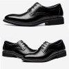 2018 New High Quality Genuine Leather Men Brogues Shoes Lace-Up Bullock Business Dress Men Oxfords Shoes Male Formal Shoes