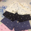Free Shipping Hot Sale Female Dot Printed Shorts Casual High Elastic Waist Draw String Loose shorts With Pocket C212
