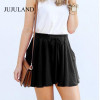 5XL Plus Size Shorts Women Loose Casual High Waist Shorts Cotton Wide Leg Black Shorts 2018 Short Feminino Skirt Shorts 4XL