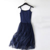 New Sexy Lace Vest Dress Women Sleeveless O-neck Loose Spaghetti Strap Spring Summer Dress Cotton Elegant Party Dresses BL1490