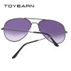 TOYEARN Vintage Classic Brand Designer Men's Pilot Sunglasses Women Men Driving UV400 Mirror Sun Glasses Female Oculos de sol