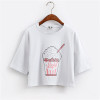 Merry Pretty 2017 summer new Harajuku women t shirt ice cream Korean style cotton loose crop tops kawaii t-shirt female tee tops