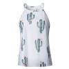 Fashion Womens Ladies Cactus Printed Sleeveless Halter Camis Tank Tops Loose Tee Camisole Female Femme Vest Sexy Summer Clothes