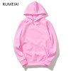 RUMEIAI 2017 New pink/black/gray/red HOODIE Hip Hop Street wear Sweatshirts Skateboard Men/Woman Pullover Hoodies Male Hoodie
