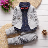 BibiCola Spring Autumn Baby Boys Clothing Set Casual Kids Sport suit Infant Toddler Boys Clothes Top Coat + Pants Tracksuit Set 