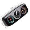 3 in 1 Guide Ball Compass Thermometer Hygrometer For Auto Boat Vehicles Interior Accessories Decoration Car Ornaments