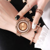 zivok Luxury Women Bracelet Watches Brand Fashion Rose Gold Quartz Lovers Wrist Watch Clock for Women Girls Relogio Feminino