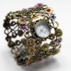 New Retro Wedding Luxury Love Crystal Quartz Wrist Watch Bracelet Watches Relogio Feminino Dress Women Clocks Antique Hodinky 