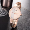 CUSSI Top Brand Silver Womens Watches Quartz Wristwatches Luxury Ladies Bracelet Watches Fashion Dress Watches relogio feminino 