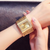 Chic Luxury Gold Women Watches Quartz-watch Stainless Steel Analog Ladies Clock Rhinestone Bracelet Watch Hour Relogio Feminino