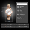 SKMEI Women Watches Top Brand Luxury Ladies Quartz Watch Rose Gold Dial Rhinestone Fashion Women Bracelet Watch Relogio Feminino