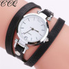 CCQ Brand New Fashion Luxury Leather Bracelet Watch Ladies Quartz Watch Casual Women Wristwatches Relogio Feminino Hot Selling