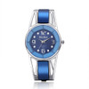 2018 Hot Sell Xinhua Bracelet Watch Women Blue Luxury Brand Stainless Steel Dial Quartz Wristwatches Ladies Fashion Watches