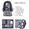 New Waterproof Men&amp;Women Shoulder Back-pack Anti Theft Business Unisex Canvas Knapsack Travel Bag Usb Charging Laptop Rucksack