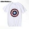 Shield Space T-Shirt Captain America Shield Civil War Tees 3D Printed T-shirts Men Marvel Avengers Iron Tops Clothing Male 