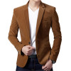 2022 Brand Clothing Men Blazer Fashion Cotton Suit Blazer Slim Fit Masculine Blazer Casual Solid Colr Male Suits Jacket