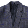 Men Blazer Detachable Hooded Design Blazer Men's Casual Jacket Slim Fit Plaid Suits Costume Homme Classic Mens Suit Coats M-XXXL