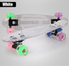 Green Transparent Peny Board Skateboard Complete Retro Cruiser Mini Longboard Skate Fish Long Board skate wheel Pnny Board 22