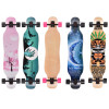 4 Wheels Maple Complete Longboard Skateboard Street Dancing Long Board Skate Board Adult Youth Double Rocker Board 