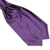Men Vintage Polka Dot Wedding Formal Cravat Ascot Scrunch Self British style Gentleman Polyester Silk Neck Tie