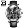 BINGER New 2017 Men Full-automatic Mechanical Watch Luxury Fashion Brand Genuine Leather Man Multifunctional Watches Waterproof