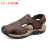 2018 Men Sandals Big Size Soft Leather Sandals Men Comfortable Men Summer Shoes