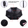 8 Rib Automatic Umbrella Men and Women Windproof 3 Folding Sunny and Rain Car Men's Anti Rain Reverse Umbrellas