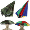 2 Color Umbrella Hat Parapluie Sun Umbrella Sun Shade Camping Hiking Fishing Umbrella Festivals Outdoor Brolly Parasol