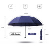 130CM Big Top Quality Umbrella Men Rain Woman Windproof Large Umbrellas Male Women Sun 3 Folding Big Umbrella Outdoor Parapluie