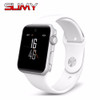 Slimy DM09 Bluetooth Smart Watch HD Screen Support SIM Card Wearable Devices Clock Hours for IOS Android System with Heart Rate